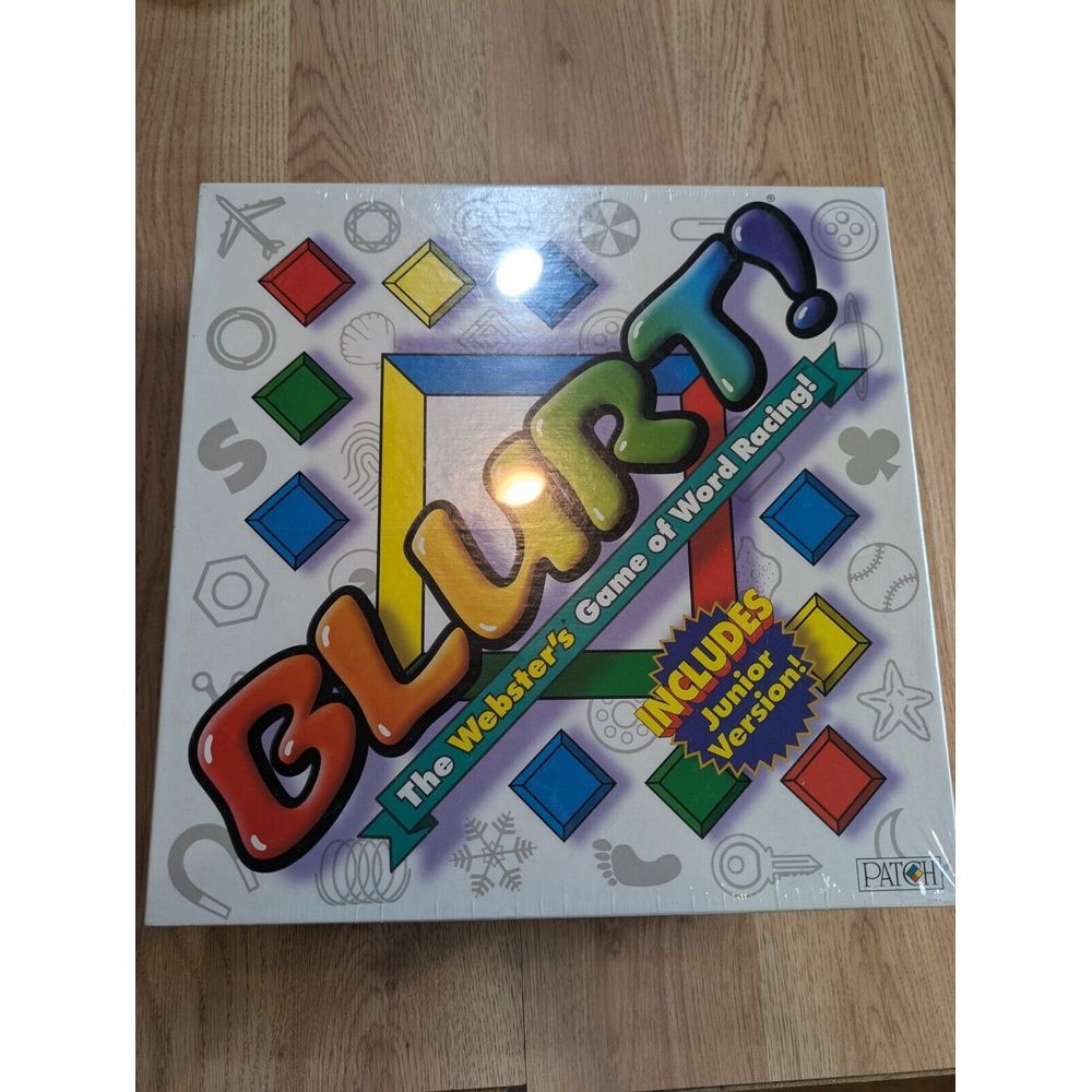 Blurt! Websters Game of Word Racing 2001 Complete Set‎ with Junior Version NEW